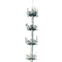 Torre Monopolar Galvanizada en Caliente Directo de Fábrica |   Poste de Comunicación Telefónica Estándar ISO