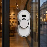 Robot de nettoyage de vitres OEM à pulvérisation d'eau unique pour vitres encadrées avec télécommande