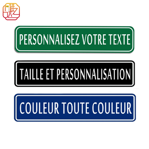 إشارات المرور العاكسة الفرنسية 4x16 بوصة-إشارة الطريق ، علامات اسم الشارع-علامات السهم - Product Image 2