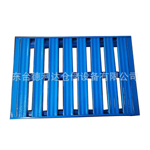 Steel Pallet 1200x800x150mm Single-Sided Reinforced 4-Way Entry For Warehouse Use - Product Image 1