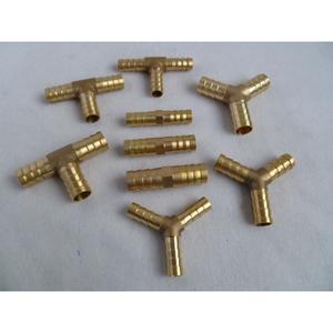 Raccords en cuivre pour tuyaux de plomberie, en forme de T droits et en forme d'arête de poisson pour tuyaux de gaz et d'eau - Product Image 1