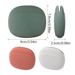 Sac de rangement portable en silicone pour écouteurs, câbles de données, chargeurs et bouchons d'oreilles, très vendu - Product Image 3