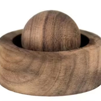 Diffuseur d'aromathérapie en noyer noir, porte-huiles essentielles, décoration en bois pour voiture et chambre