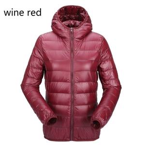 Femmes <span class=keywords><strong>Doudoune</strong></span> <span class=keywords><strong>Ultra</strong></span> Légère À Capuche Hiver Canard Vers Le Bas Vestes Femmes Slim Manches Longues Parka Fermeture Éclair Manteaux 2021 Poches Solide - Product Image 5