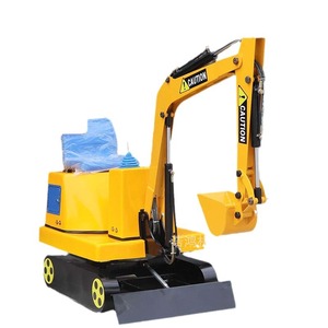 Excavadora de juguete para niños, operada con monedas, eléctrica, con luces intermitentes, para parques infantiles interiores. - Product Image 2