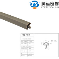 Bande d'étanchéité TPE moderne, durable et flexible pour fenêtres et portes, isolation phonique, installation par vis, multi-usages