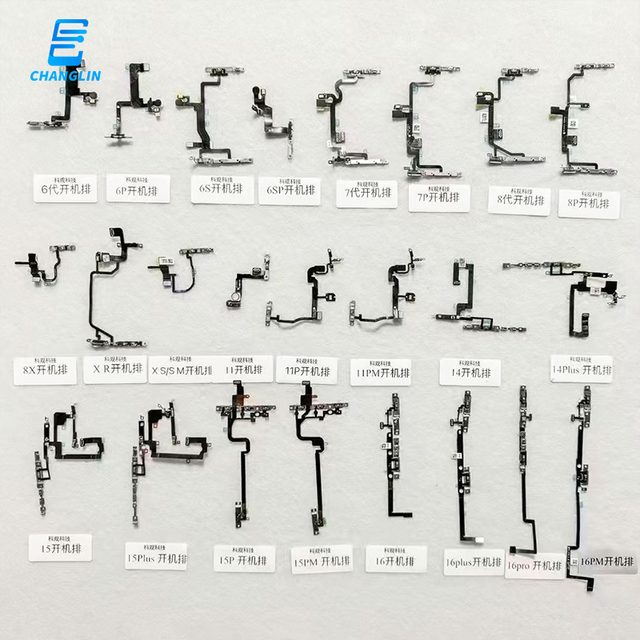 Original Mobile Phone Lcds Flex Cables Charging Port Connector for Iphone 16 15 14 13 12 11 X XR XS 8 7 Phone Spare Parts Repair