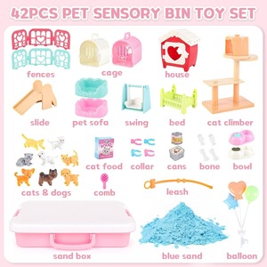 Petit Monde Sensoriel Bassin Pet Paradise Thème Maternelle Illumination Jouet <span class=keywords><strong>pour</strong></span> Enfants Électronique Pet Sandbox <span class=keywords><strong>Jeu</strong></span> - Product Image 4