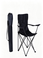 Chaise de camping pliable portable avec porte-gobelet, chaise d'extérieur légère et pliable pour le camping, les pique-niques, la plage et les voyages