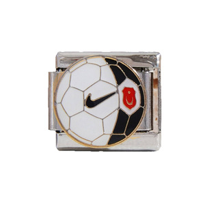 Modular Stainless Steel Soccer <b>Ball</b> Charm <b>Bracelet</b> Unisex Gift Jewelry - Product Image 5