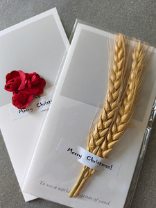 In ấn New Arrival <span class=keywords><strong>2025</strong></span> giáng sinh thẻ lễ hội Nguồn cung cấp có thể ghi khô hoa thiệp chúc mừng Cảm ơn bạn thẻ - Product Image 6