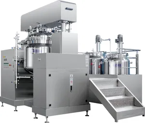 Cream Mixer Cosmetic Machine ZT-100L Cosmetics Manufacturing Mixing Equipment For Liquid Lotion Cream Mixing Machine High Shear Mixer