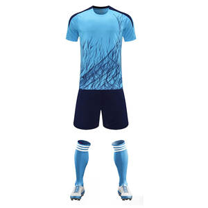 Custom Digital Print Breathable Quick Dry Men's <b>Short</b> Soccer <b>Jersey</b> Training Sportswear Full Set New Design Summer Outfits - Product Image 1