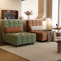 Sofá Cama Convertible Moderno y Sencillo Estilo Crema, Plegable de Doble Uso 2025, para Apartamentos Pequeños, Sala de Estar, Desmontable y Lavable, para Hotel