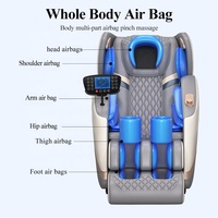 LEERCON Fauteuil de massage moderne avec fonction chauffante, massage thaïlandais complet du corps, OEM, neuf, Shiatsu, zéro gravité, corps 4D