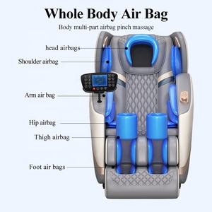 LEERCON Fauteuil de massage moderne avec fonction chauffante, massage thaïlandais complet du corps, OEM, neuf, Shiatsu, zéro gravité, corps 4D - Product Image 3