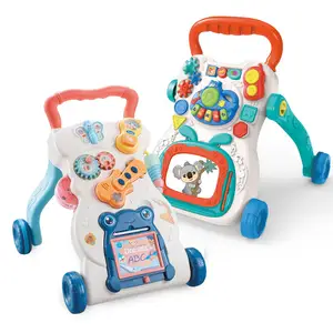 Hot Verkoop Stand Licht Rollende Baby Roller Rocker Plastic Met Muziek Speelgoed