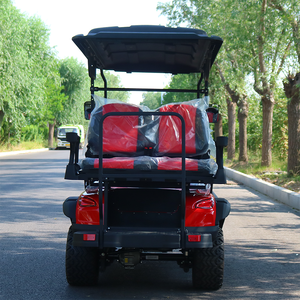 TONGCAI <span class=keywords><strong>Chariot</strong></span> de <span class=keywords><strong>golf</strong></span> électrique antidérapant à 4 places avec frein à main et port de charge, <span class=keywords><strong>chariot</strong></span> de transport de loisirs pour club de <span class=keywords><strong>golf</strong></span> - Product Image 4