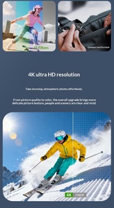 กล้องวิดีโอบล็อก 4K 64MP แบบพกพา บันทึกวิดีโอได้ หน้าจอสัมผัส 1.72 นิ้ว กล้องติดตัวแบบพกพา 4K พร้อม WiFi หมุนได้ 330 องศา - Product Image 3