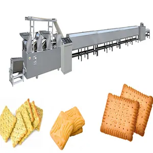 Complete production line for hard biscuit soft biscuit sandwich biscuit