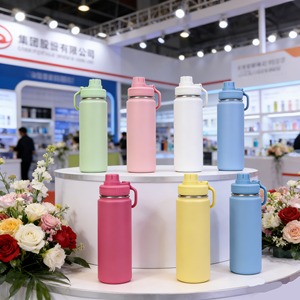 Bouteille isotherme en acier inoxydable 2026 pour sports <span class=keywords><strong>de</strong></span> plein air, bouteille d'<span class=keywords><strong>eau</strong></span> sous vide pour yoga et fitness, pour boissons froides et chaudes - Product Image 6