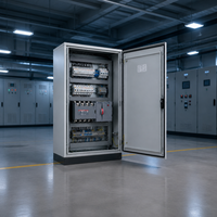 Commutateur de transfert automatique (ATS) Delixi série CDQ0s triphasé IP65 RS485 à double alimentation, temps de transfert <100ms pour la sauvegarde d'urgence