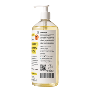 Aceite Corporal para Masajes Color Oro Claro 250ml Vegano Anticelulítico Embellecedor Reafirmante Suavizante Tonificante - Product Image 3