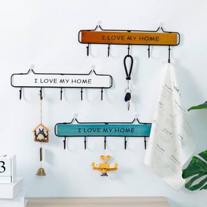 Crochet de clé d'entrée créatif décoratif nordique, crochet de <span class=keywords><strong>porte</strong></span>-<span class=keywords><strong>manteau</strong></span> <span class=keywords><strong>mural</strong></span> en bois <span class=keywords><strong>Vintage</strong></span> - Product Image 2