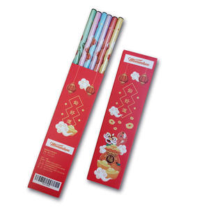 Lucky <span class=keywords><strong>HB</strong></span> crayons en bois 6 pièces personnalisé pleine impression boîte <span class=keywords><strong>de</strong></span> <span class=keywords><strong>papier</strong></span> emballage enfants ensemble <span class=keywords><strong>de</strong></span> crayons cadeau promotionnel publicité papeterie - Product Image 4