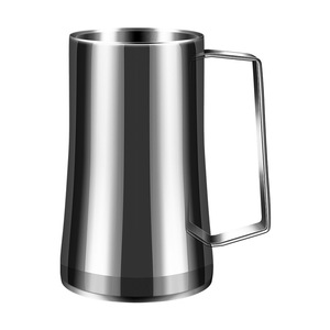 Stainless Steel Beer Mug 501-600ml With Handle Party Drinkware - Product Image 5