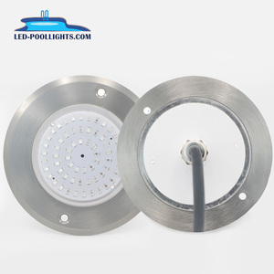 8mm độ dày 8W 12V <span class=keywords><strong>RGB</strong></span> Wifi kiểm soát 316 thép không gỉ bơi hồ bơi đèn IP68 dẫn ánh sáng dưới nước - Product Image 4