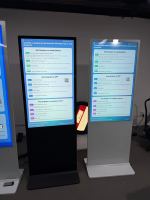 Affichage numérique sur pied de 55 pouces, écran LCD publicitaire, Android 11, 2+32G, CMS gratuit