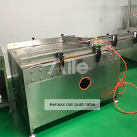 Machine de remplissage et de scellage d'aérosols à aspiration pneumatique de haute précision ±1% pour la production de bouteilles d'oxygène portables