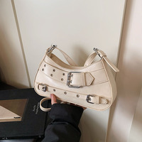 Nouveau Sac à Bandoulière Rétro Tendance Style Moto Personnalisé pour Femme Printemps 2025 – Collection Cool et Tendance