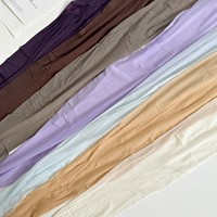 Collants en nylon ultra-fins, couleur unie, sans couture, invisibles, transparents, anti-UV, rehausseurs de jambes, effet peau lisse et soyeuse