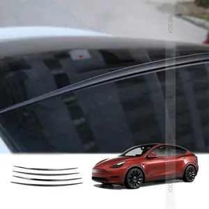 2022 Nieuw Voor Tesla Model Y Achterspoiler Kofferbak Lippenvleugels Anti Water Dubbel Pakket Tape Materiaal Spoiler Lip Auto Carbon Oem