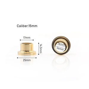 Atomizador de <span class=keywords><strong>Perfume</strong></span> de <span class=keywords><strong>Metal</strong></span> Dorado de Alta Gama de 15 mm con Borde Escalonado y Bomba de Aluminio - Product Image 6