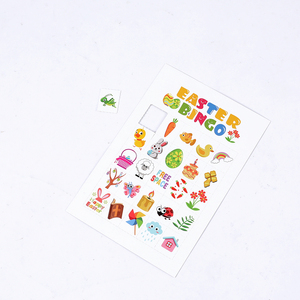 Nouveau produit papier Rececle écologique motif d'impression personnalisé jouet de carte de <span class=keywords><strong>Bingo</strong></span> de Pâques pour le jeu - Product Image 4