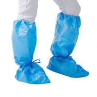 Couvre-chaussures jetables antistatiques en PE pour salle blanche, usage vétérinaire et agricole