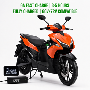 สกู๊ตเตอร์มอเตอร์ไซค์สมรรถนะสูง 1200W มอเตอร์ไร้แปรงถ่าน สตาร์ทแบบไร้กุญแจ ระบบป้องกันการโจรกรรม GPS - Product Image 3