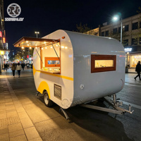 Camion de restauration extérieur sur mesure entièrement équipé, cuisine mobile en acier inoxydable