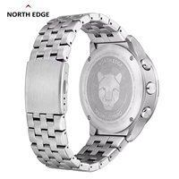 Reloj Deportivo Digital de Aleación para Hombre NORTH EDGE Snow Leopard, Resistente al Agua 50M, Alarma, Altímetro, Barómetro, Brújula, Lujo para Negocios