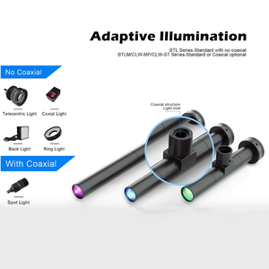 Produsen menjual MP WD110mm 0.5x 1/<span class=keywords><strong>3</strong></span> "besar DOF2.3mm koaksial FOV C Mount Telecentric lensa untuk AOI aplikasi mesin visi - Product Image 6