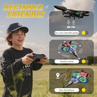 Mini drone RC 4DRC V50 pour débutants, enfants, quadricoptère avec maintien d'altitude, vol stable, calibrage à une touche, facile à piloter, drone jouet