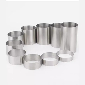 <span class=keywords><strong>Moule</strong></span> à gâteau rond en acier inoxydable 16 ~ 30 cm personnalisé et anneaux de mousse pour pâtisserie, mini <span class=keywords><strong>moule</strong></span> à tarte de différentes tailles - Product Image 1