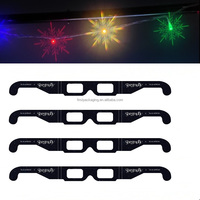 Lentilles de test de carte postale Raster Filtres de fête Starlight Scope Love Snow Moon Diffraction Glasses Filter