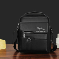 Sac bandoulière en cuir véritable Kangaroo Prince, en cuir de vachette, pour affaires, vente en gros