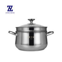Marmite de luxe en acier inoxydable 304 de 22 cm avec grille vapeur, fond à induction économe en énergie, homologuée LFGB, pour la maison