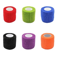 Lot en gros de bandages cohésifs de 5 cm pour la gym - Sangles de soutien pour poignets de fitness en vrac pour revendeurs, élastiques non tissés pour la musculation, unisexe, imprimées