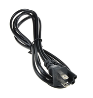 Câble d'alimentation CA 1,5 m à 2 broches (EU/US) pour chargeur de batterie d'ordinateur portable et adaptateur d'alimentation pour console de jeu PS2, PS3 Slim, PS4